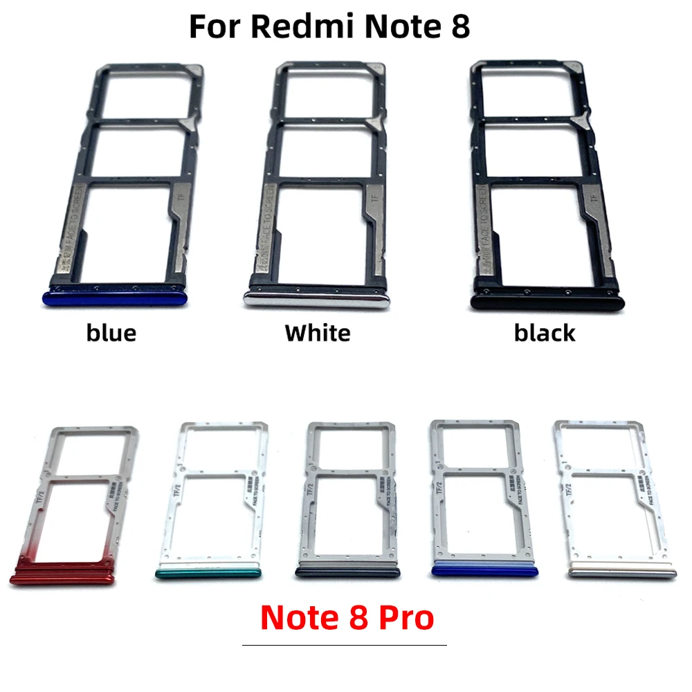 Новинка держатель Micro Nano SIM-карты лоток Слот адаптер гнездо для Xiaomi Redmi 8 8A Note Pro +