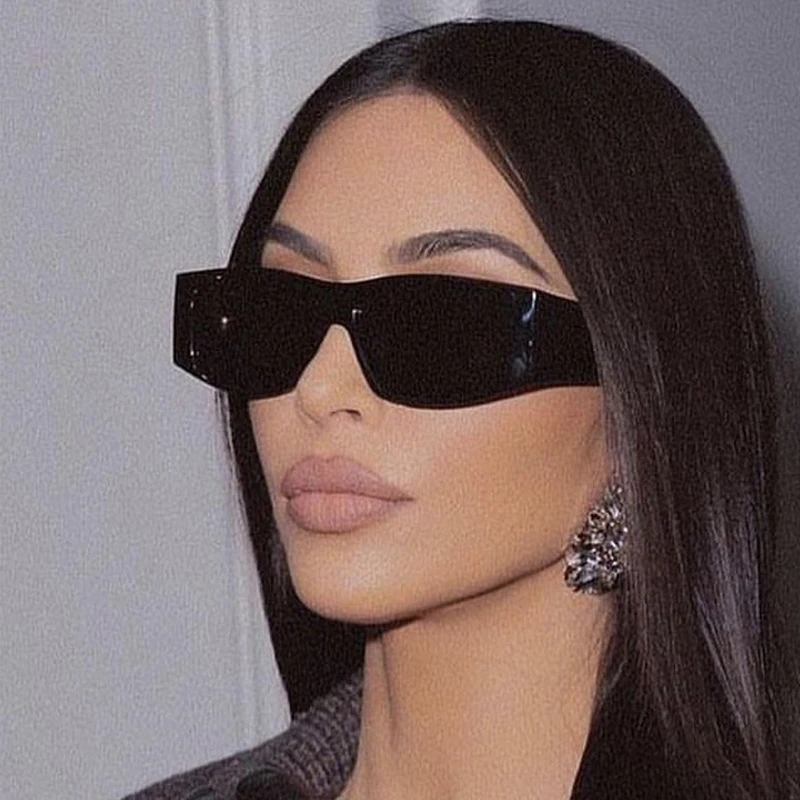 Антибликовые солнцезащитные очки UV400 с квадратными линзами и оправой для мужчин