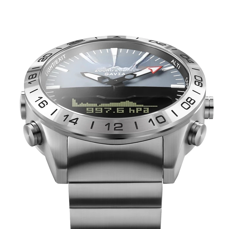 Часы наручные мужские цифровые водонепроницаемые 200 м с высотомером и компасом