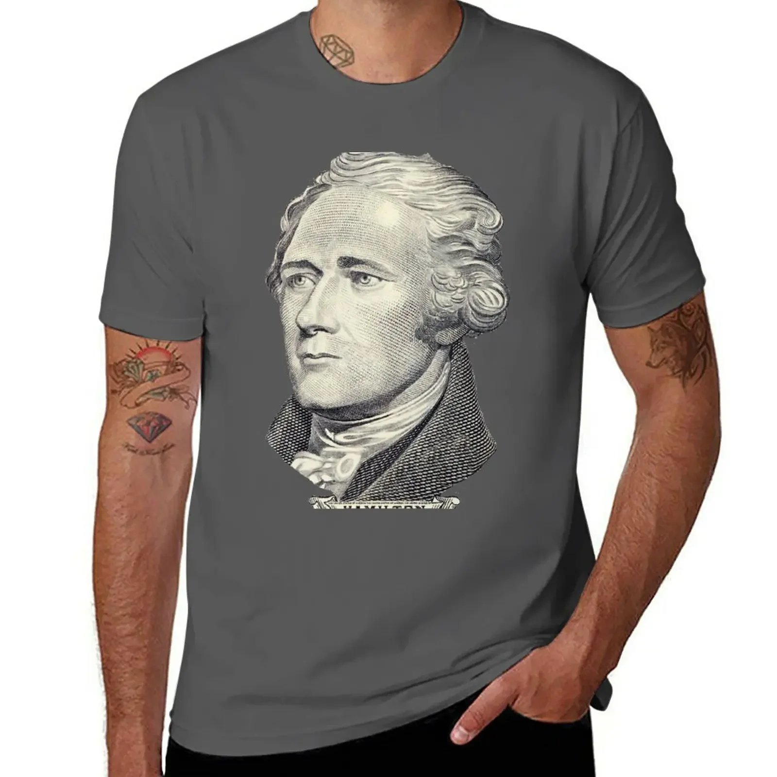 Футболка Гамильтона мужские футболки с рисунком из аниме