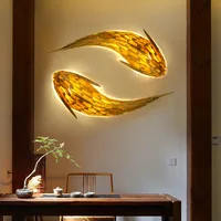 Japanese Style Wall Lamp Modern Fish Wall Lamps For Living Room Bedroom Dining Room Decor Home Bathroom Fixtures Mioor Lights