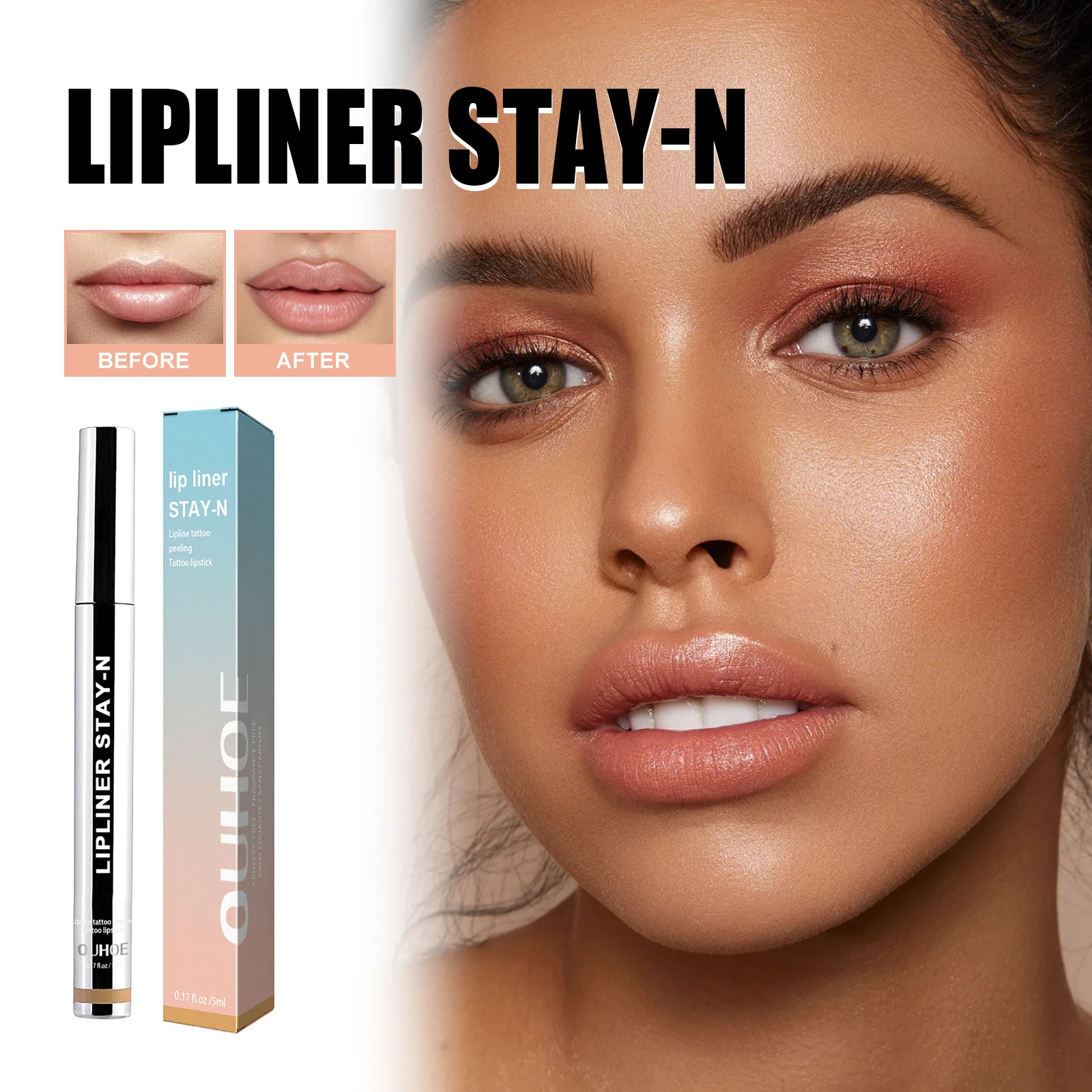 

Stripping Type Lip Liner Lip Lines Plump Lip Color Smear-Proof Makeup Stripping Type Lip Liner Tattoo