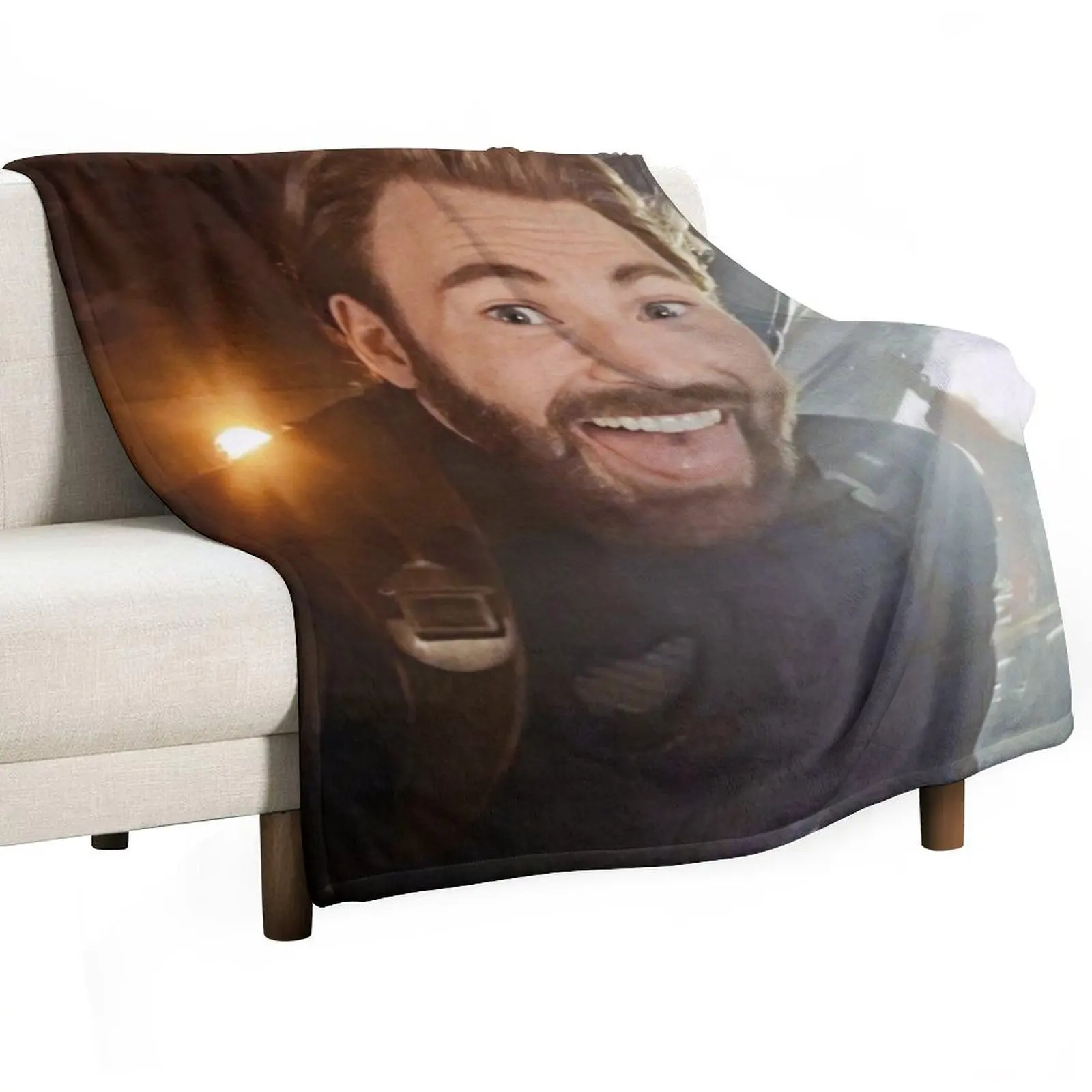 Крис Эванс Being Silly on Set плед милые клетчатые рождественские подарки лохматые