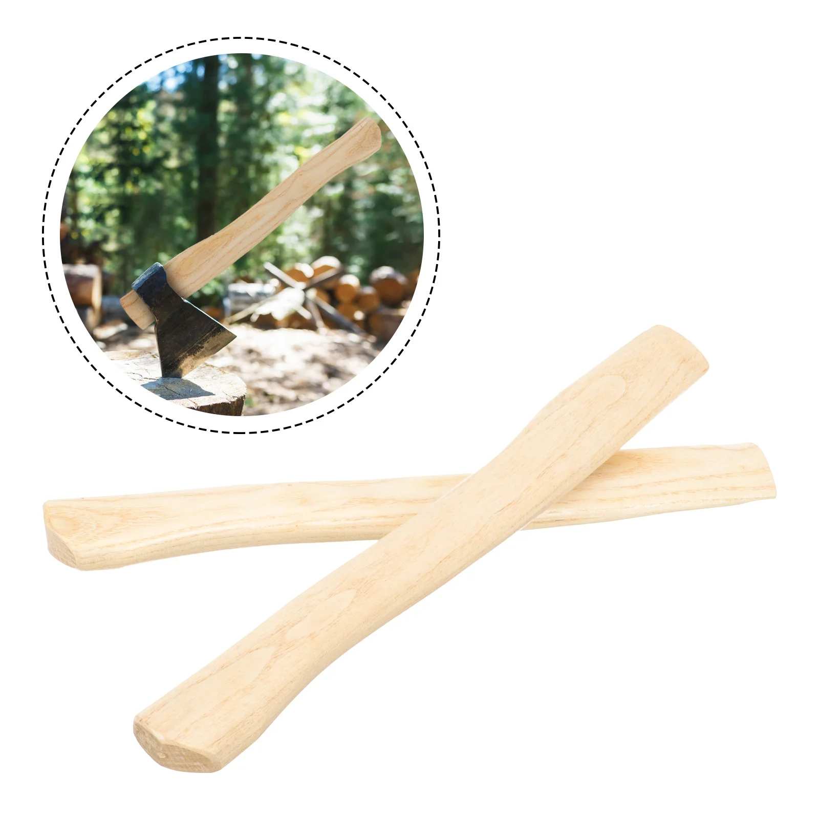 

Handle Replacement Hatchet Wooden Wood Camp Hammer Throwing Camping Single Bit Chopping Hickory Scout House Boy S Straight Maul