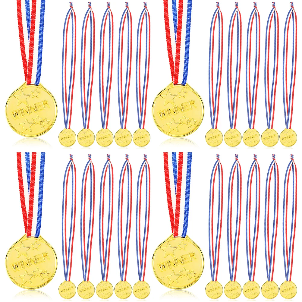 

36 Pcs Accessories Children Toy Encouragement Medals Competition Tiny Toys Kids Decor Artificial Sports Small Awards