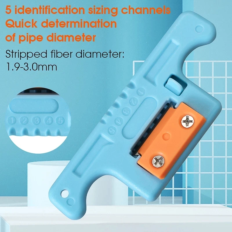 FTTH Optical Fiber Optic Stripping 1.9-3mm MSAT5 Access Tool MSAT-5 Loose Buffer Tube Stripper AUA-05 Cutting Tool
