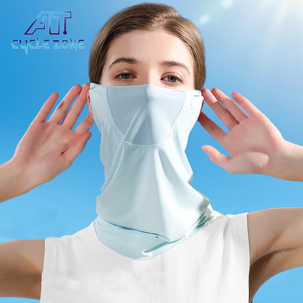 

Маска для велоспорта с защитой от УФ-лучей, шелковая Спортивная, для туризма, езды на шее, дышащая, нескользящая, для горных велосипедов