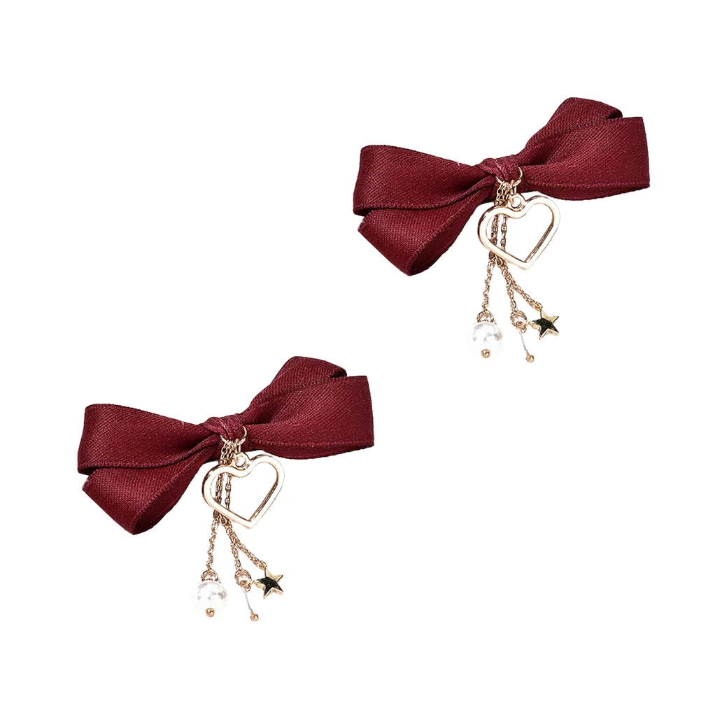 

Hair Clip Hairpin Bow Barrettes Bows Bowknot Decorative Party Fairy Teens Girl Alligator Fashion Headpiece Girls Headdress