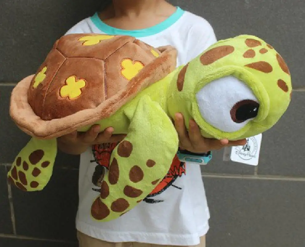 

40cm Disney Animation Movie Finding Nemo Green Turtle Crush Stuffed Plush Toy Doll Kawaii Doll Doll Children Gift