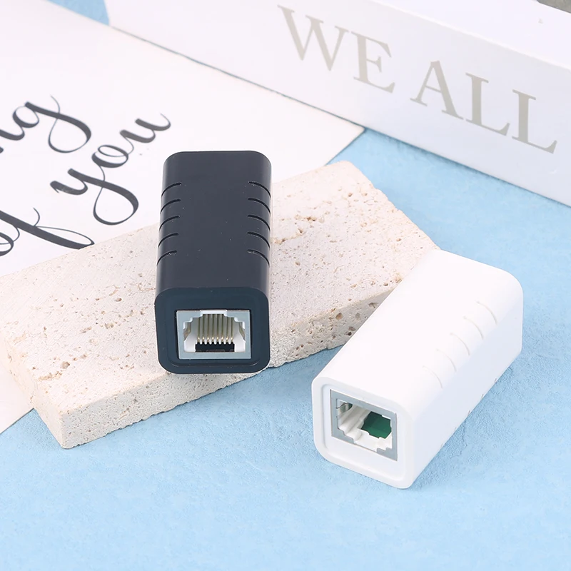 

New RJ45 Connector Cat7/6 Ethernet Adapter Gigabit Interface Network Extender Convertor For Extension Cable