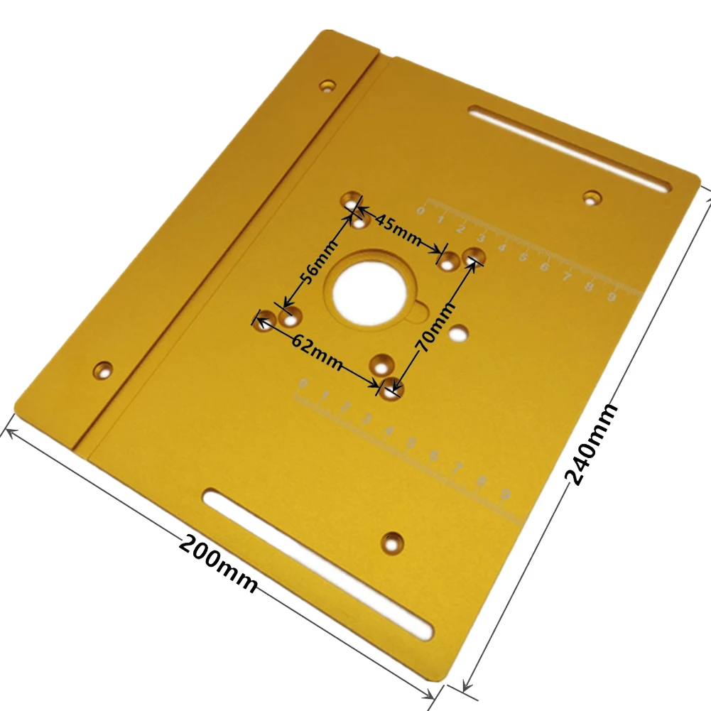 

Durable Router Table Aluminum Alloy Back Push Ruler Router Table For Small Trimming Machine And Big Gong Machine
