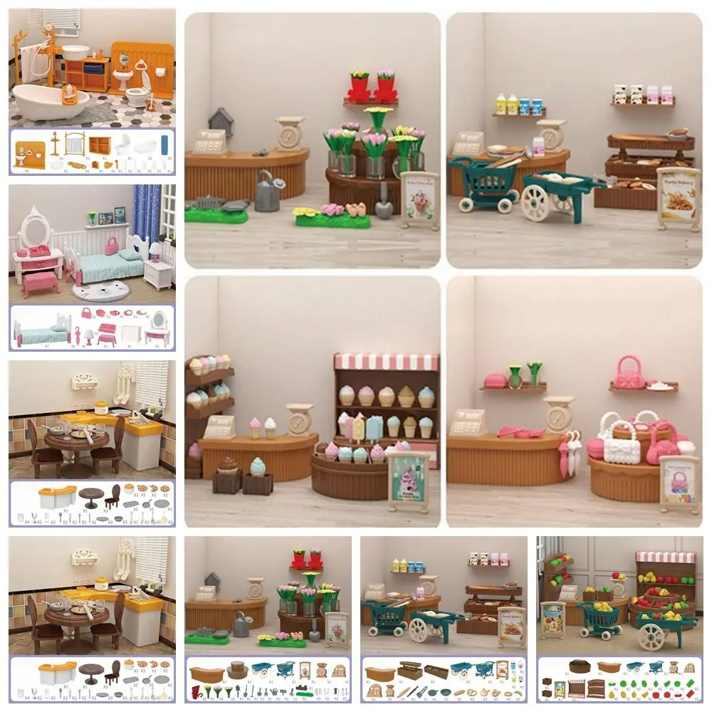 

Имитация мебели «сделай сам», в повседневном стиле, масштаб 1/12, кухонные аксессуары «сделай сам» для дома, куклы-Idol