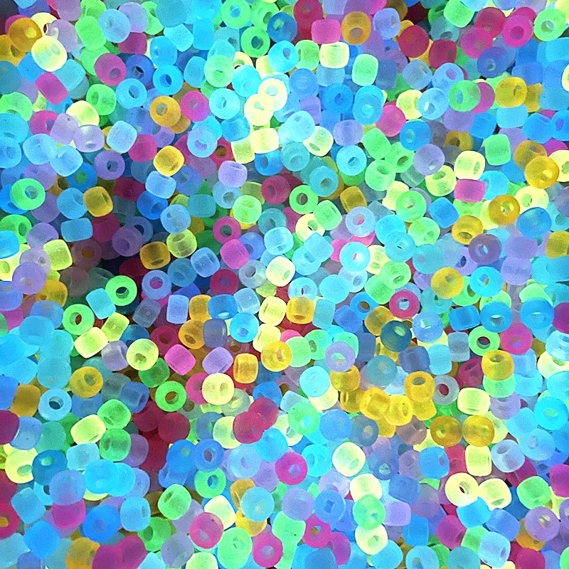 

50pcs 8x6mm Strong Luminous Beads Glow In The Dark Fishing Loose Spacer Beads for Jewellery Marking DIY Bracelet Accessories