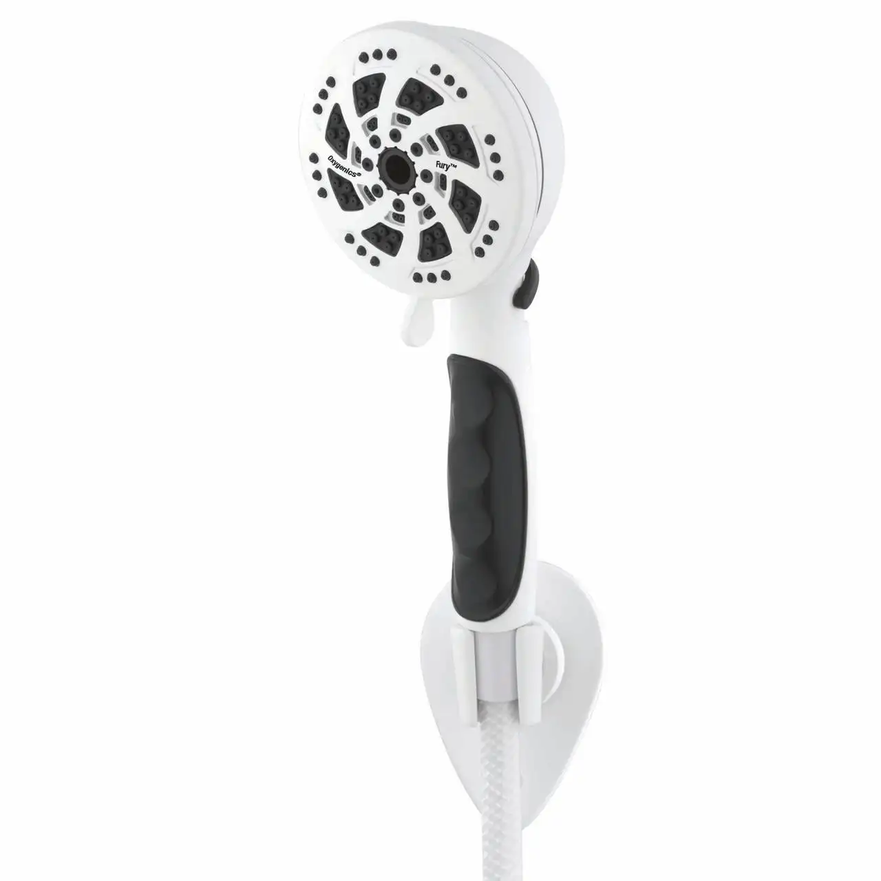 

Fury RV 5-Setting White Handheld Shower Head