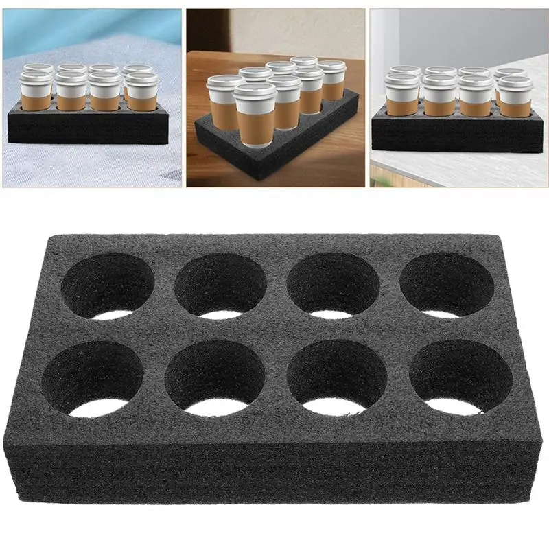 Cup Holder Drink Carrier Tray Packing Takeout Holders Coffeebeverage Bottle Storage Supply Delivery Tea Box Trays Milk