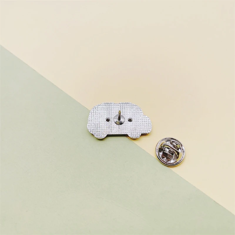 Мультяшный милый автомобиль эмаль PinsTaxi пожарная машина экскаватор забавная