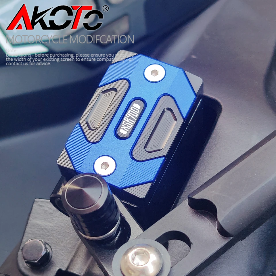 

For Yamaha XSR900 XSR 900 2015-2022 2021 2020 Motorcycle CNC Aluminum Rear & Front Brake Fluid Reservoir Cap Cylinder Cover