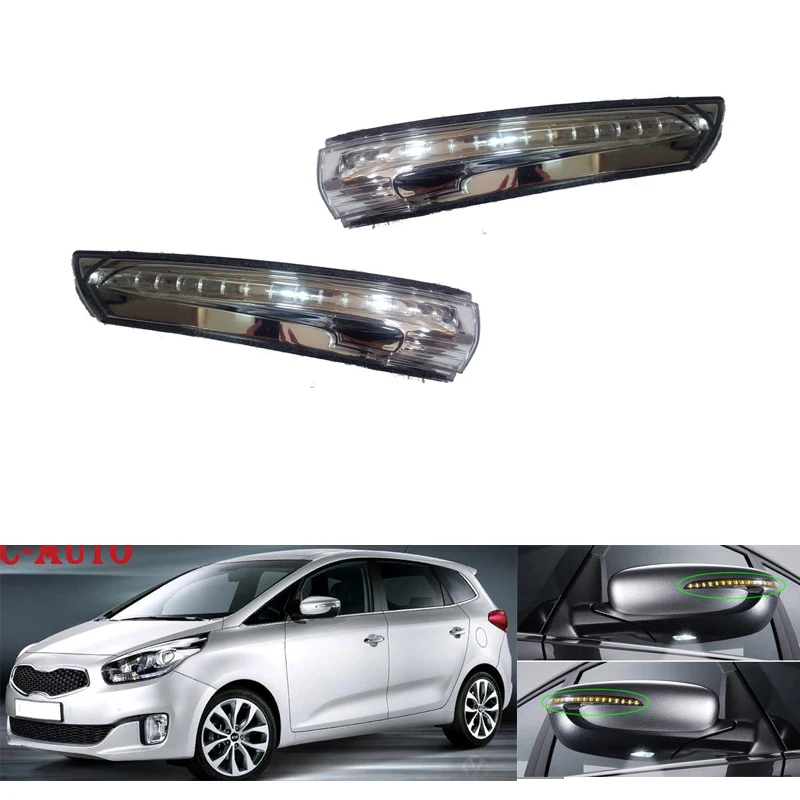 

Car Rearview Mirror LED Turn Light Signal Lamp Flashing Light For KIA Rondo RP CARENS 2013-2017 87614A4000 87613A4000