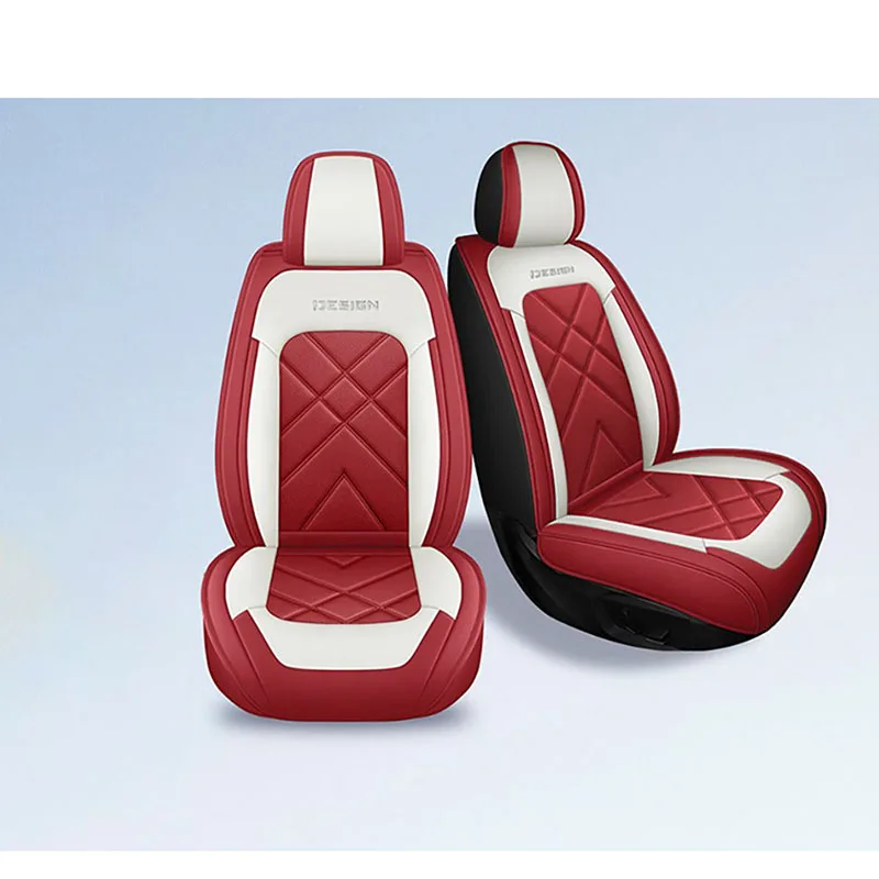 Универсальные кожаные чехлы на сиденья автомобиля для Citroen C2 C3-XR C3L C4L C5 C-Quatre CitroenC5X