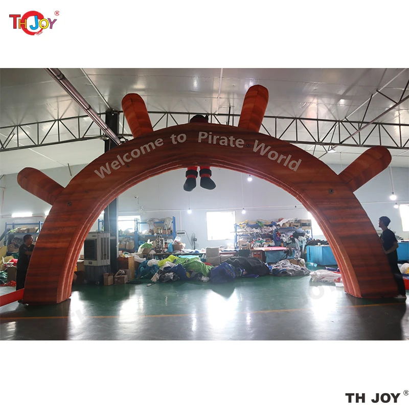 Новый дизайн гигантская надувная дуга кактуса Дикого Запада пирата для рекламы