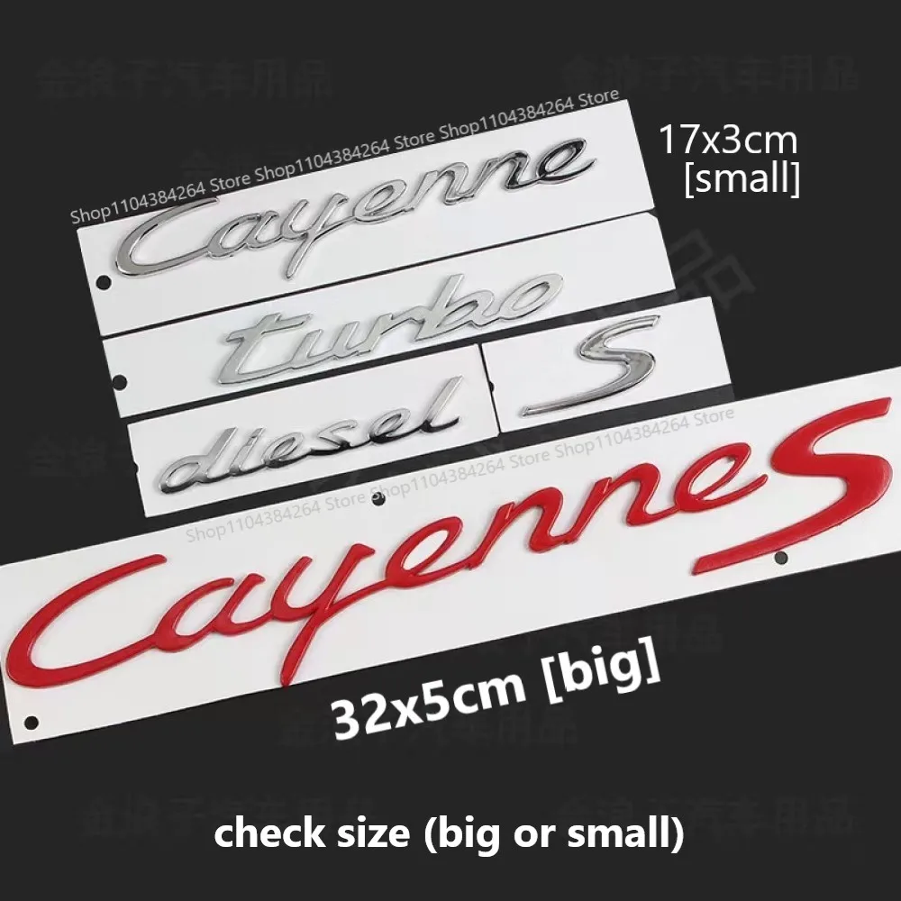 

Наклейка из АБС-пластика для PORS/CHE Cayenne Panamera Cayman Macan Taycan 911 718 Carrera Turbo CayenneS, эмблема, наклейка на багажник, аксессуары