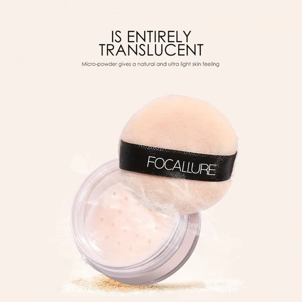 

7g Focallure Makeup Powder Comfortable Effective Matte for Women Face Loose Powder Concealer Powder