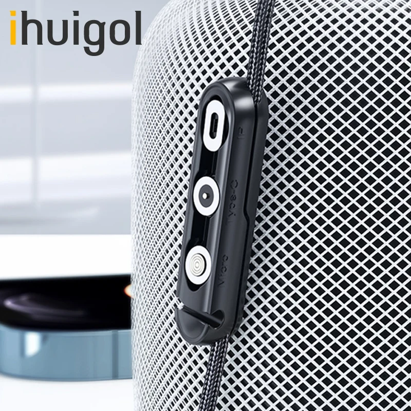 

ihuigol Silicone Cable Clips Magnetic Cable Plug Container For iPhone Micro USB Type C 4 in 1 Portable Storage Box Magnet Case