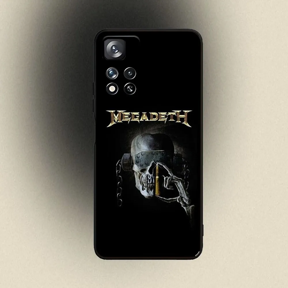 Чехол для телефона Rock M-MegadethS Music Samsung Galaxy A20 A21s A22 A31 A32 A52 A53 A72 73 A80 A91 Мягкий черный