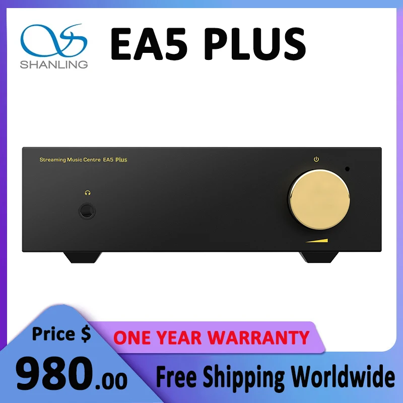 

SHANLING EA5 PLUS Настольный потоковый все-в-одном музыкальный центр AKM AK4493EQ чип Android системный плеер DAC усилитель наушников