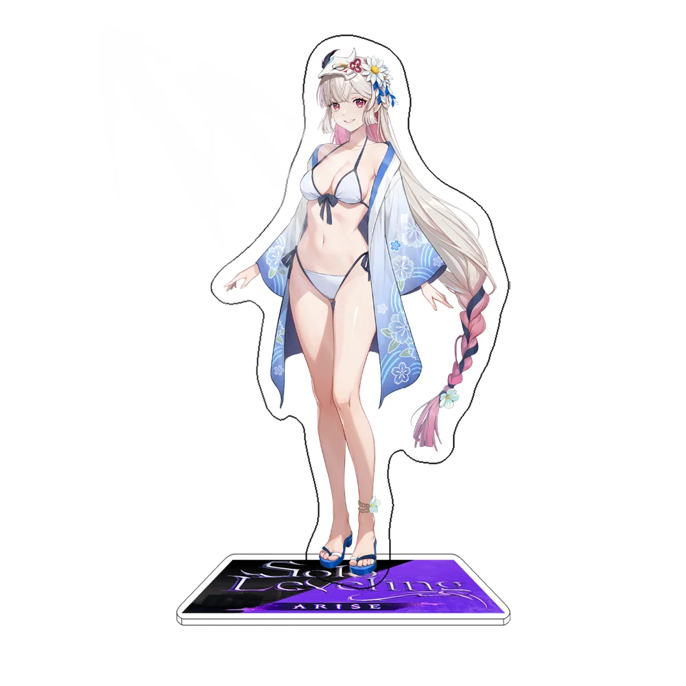 Solo Leveling Sung Jinwoo акриловая подставка модель тарелка летняя вечеринка у бассейна