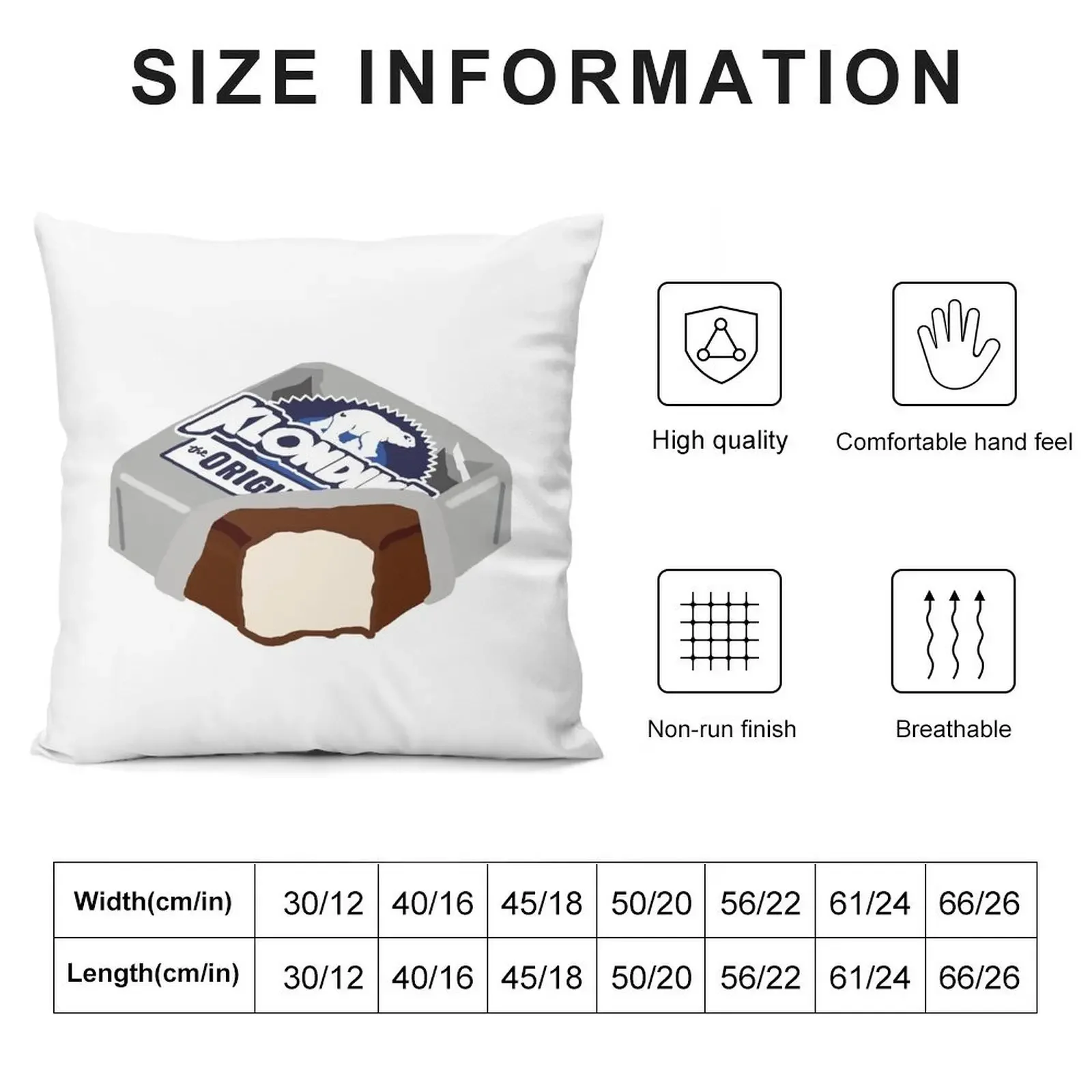 Klondike Bar Подушка рождественские принадлежности Прямоугольная наволочка