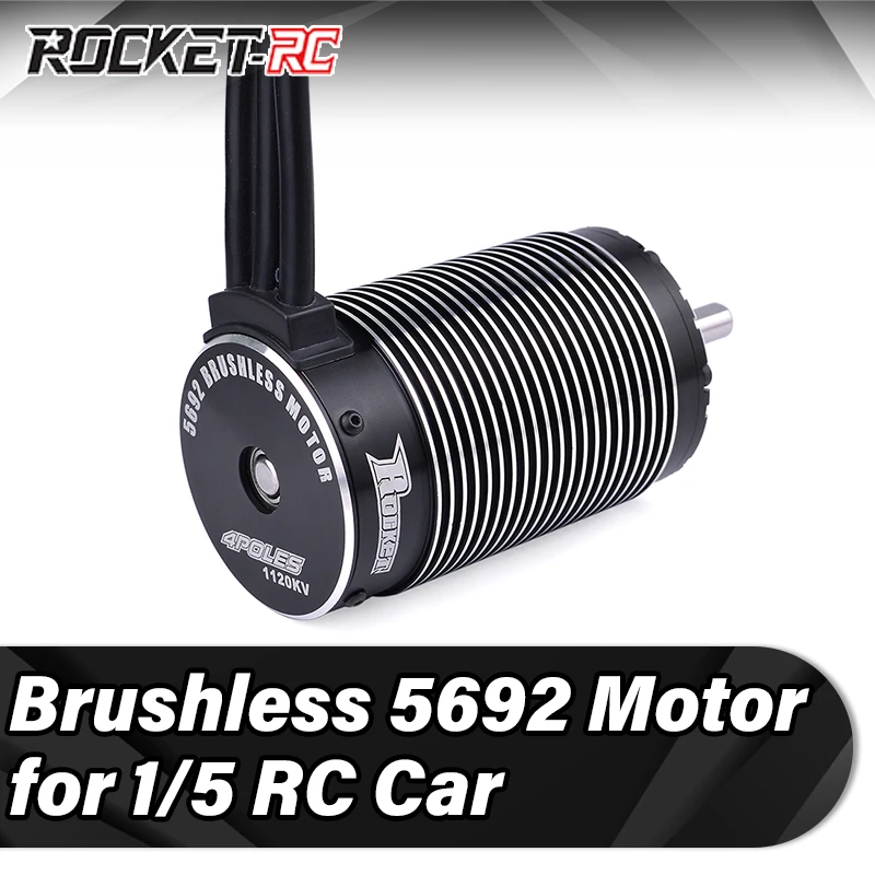

Rocket Waterproof Motor 5692 Brushelss Motors for 1/5 1/6 1/7 RC Car Monster Truck Traxxas XMAXX LOSI Arrma Kraton 8S Big Foot