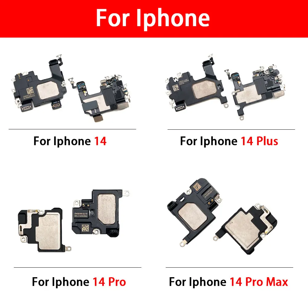 

Ear Speaker Top Front Earpiece Flex Cable For IPhone 14 Pro Max 14 Plus Earpiece Sound Receiver Cell Phone Parts Replacement