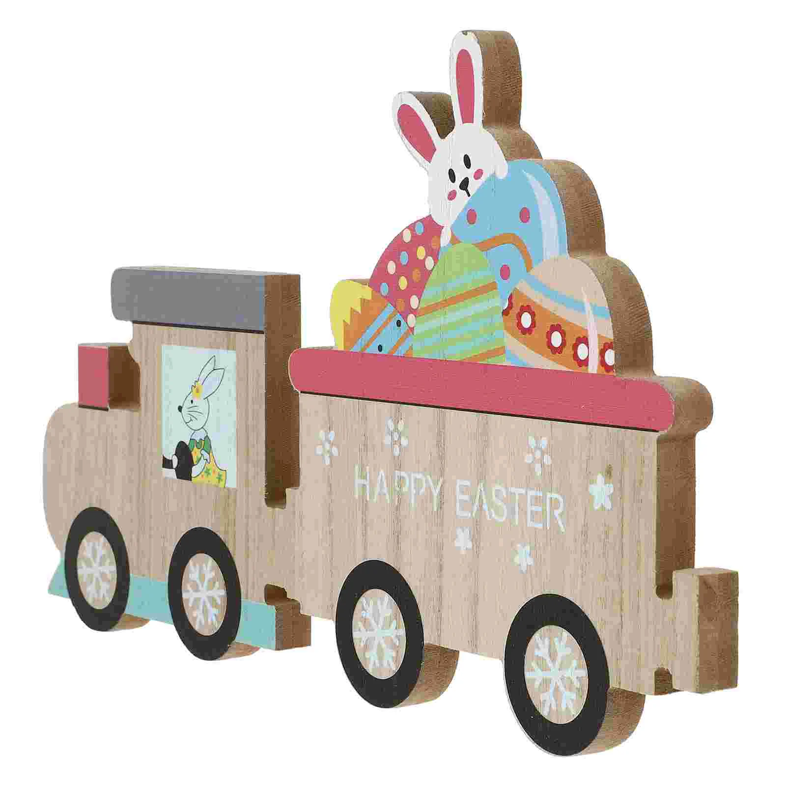 

Easter Decor Decorations Wooden Centerpieces Party Decoration Indoor Alphabet Festival Ornament Outdoor Desktop Garden Yard Lawn