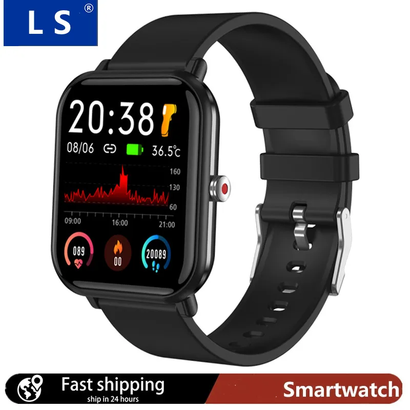 

LS 2022 Smart Watch Men Full Touch Screen Sport Fitness Watch IP67 Waterproof Bluetooth For Android ios smartwatch Women