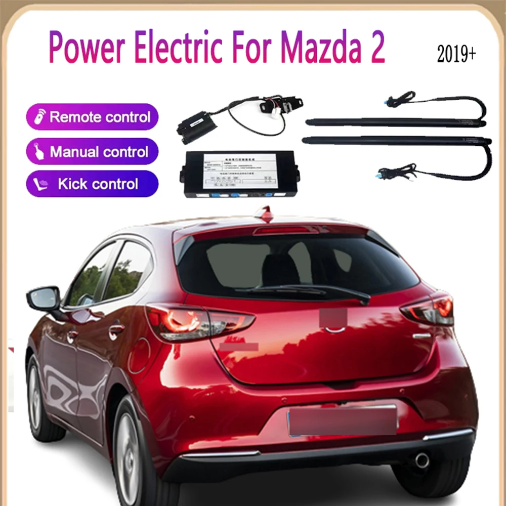 

Автомобильный Электрический фонарь для Mazda 2 2019 +, автомобильные аксессуары, крышки багажника, подъемник питания, дистанционное управление, датчик удара