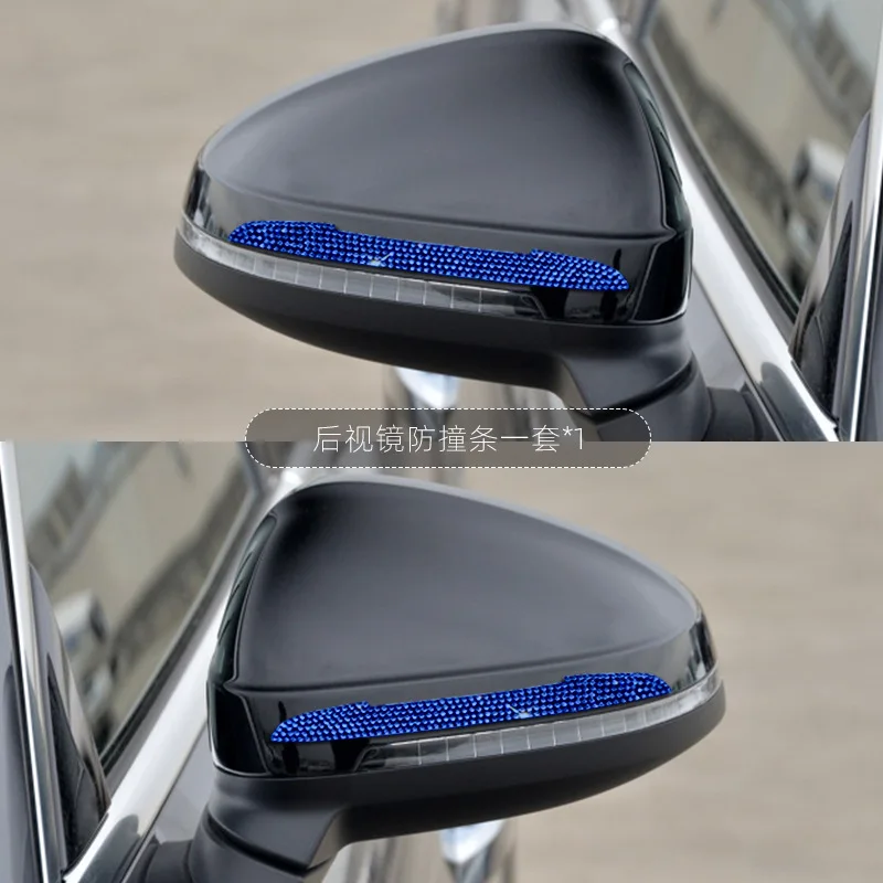 

2 шт., наклейки стразы на зеркало заднего вида