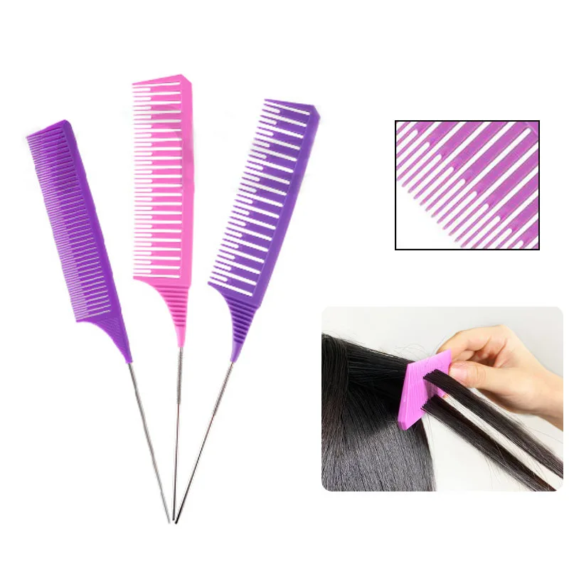 Ing Dyeing Comb Salon Tool Sectioning Highlighting Weaving Cutting Comb