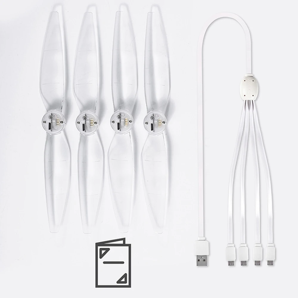 Кольцо-вспышка для DJI AIR3 светодиодные лампы Лопастной пропеллер ПК прозрачный