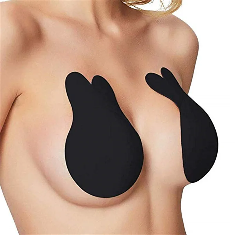 

Silicone Push Up Invisible Bra Adhesive Nipple Cover Pasties Boob Breast Lift Tape Cache Teton for Bikini Instant Bust Lifter