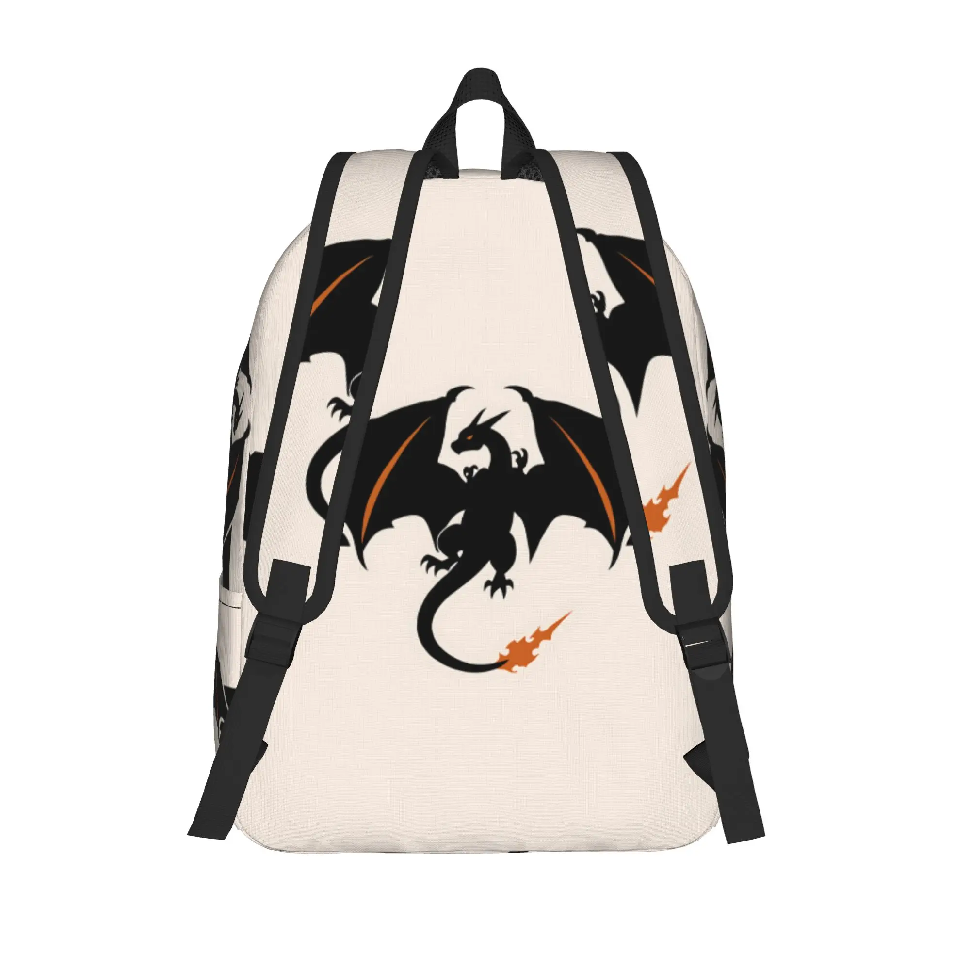 Фото Модный рюкзак Pokemon Charizard Mochilas для повседневного использования на работу, с застежкой-молнией №3