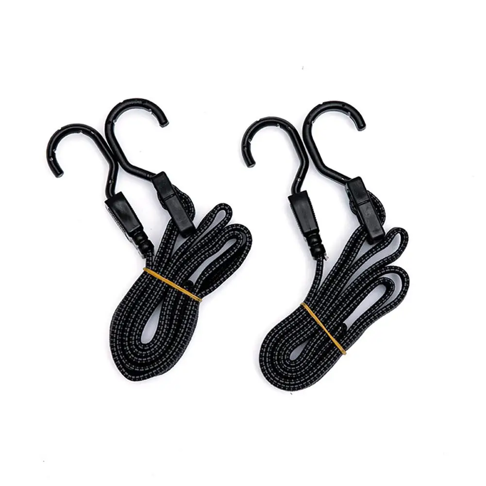 2PCS Kayak Strap Binding Rope Cargo Fixing Strap Elastic Cord With Hook For Electric Bike Bicycle Motorcycle Dropshipping