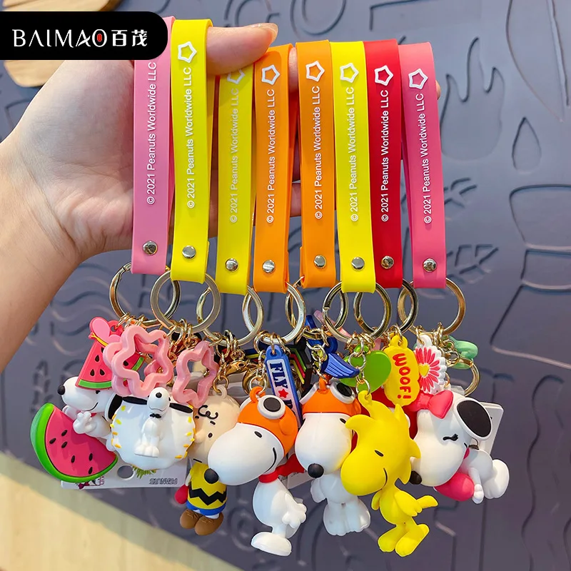 

Оригинальный брелок для ключей с героями мультфильмов второго поколения, трендовые аксессуары для пар, милый кукольный брелок для ключей, ш...