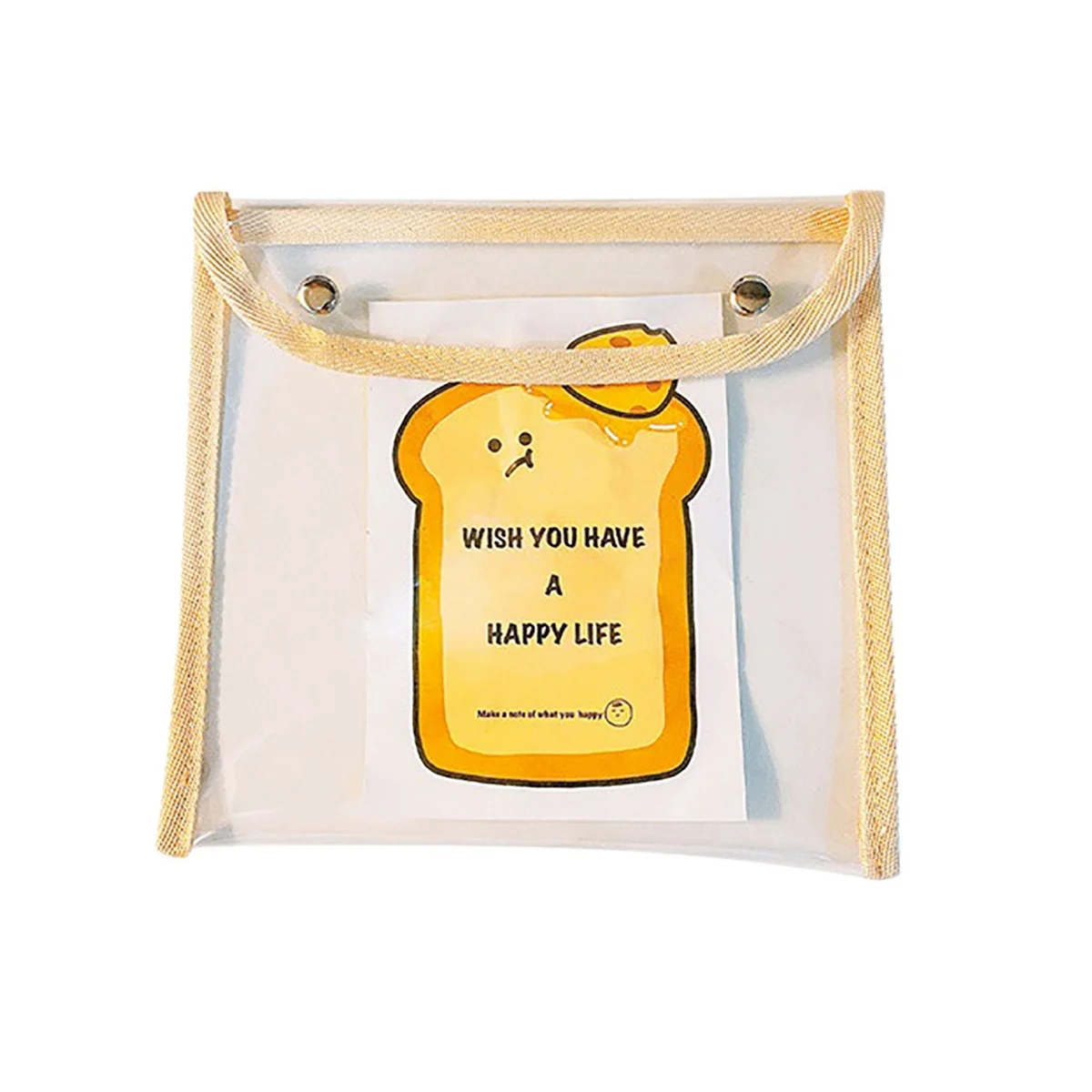Case Test Paper Stationery Storage Bag Large Capacity Waterproof Transparent Document Bag