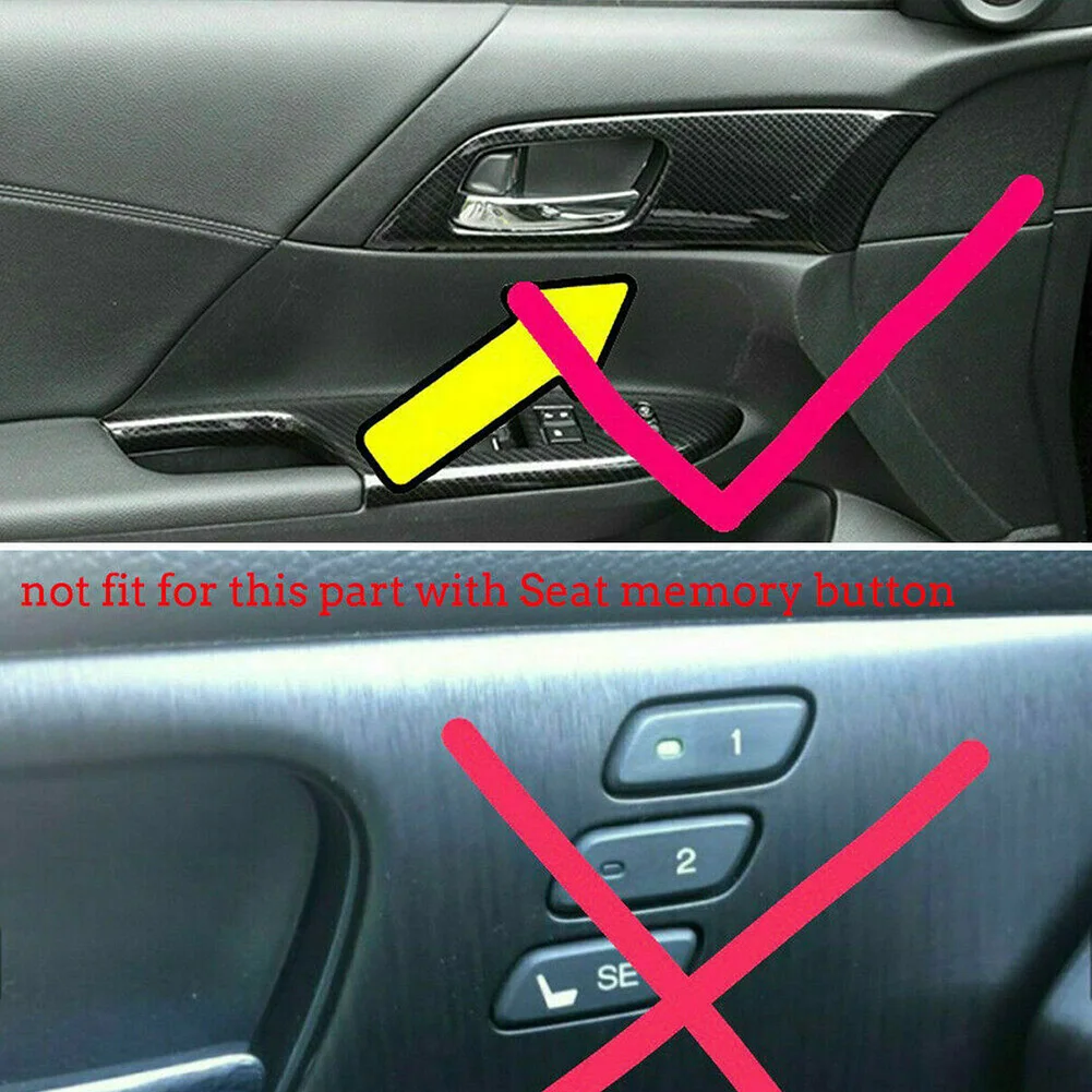 

Panel Cover Handle Panel Cover Trim ABS Car Accessories Door Trim Handle Panel Cover Interior Part Car Brand New