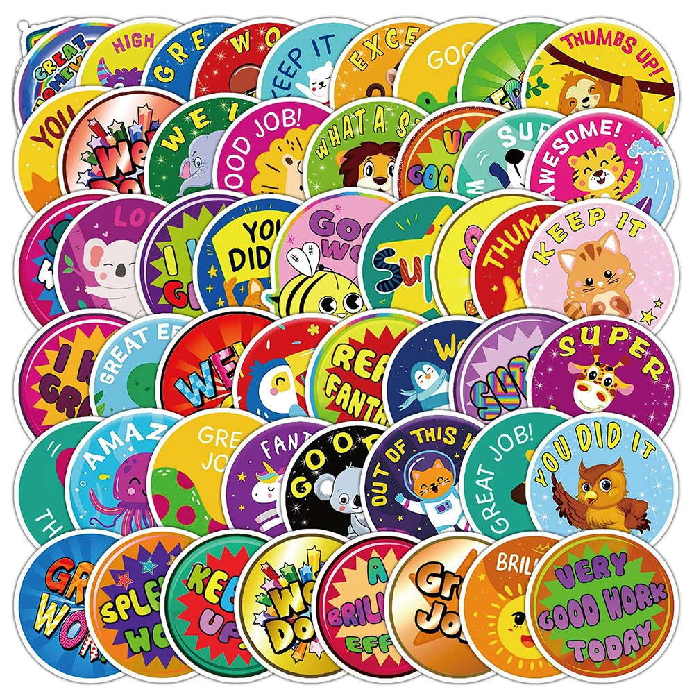 

10/30/50 шт. Kawaii награды животных наклейки школьный учитель студент стикер DIY канцелярские декоративные развивающие наклейки игрушки подарок