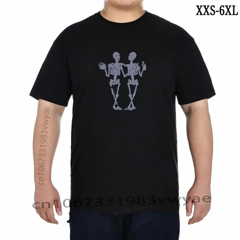 

Питьевой Скелет с графическим принтом Мужская футболка с круглым вырезом Унисекс Мужская футболка XXS-6XL