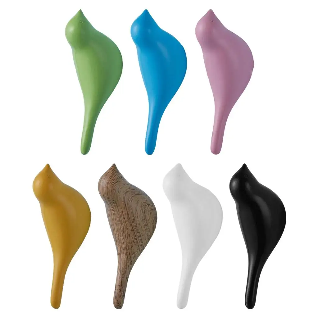 

Creative Home Decorative Resin 3D Bird Coat Hooks Towel Hanger Wall Mounted