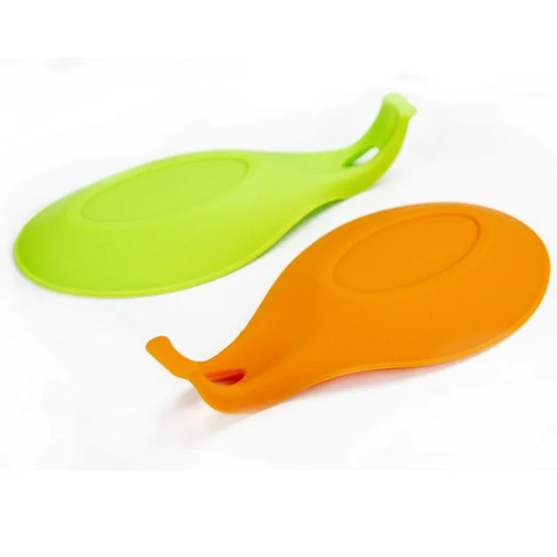 Силиконовый изоляционный коврик для ложки термостойкий столовых приборов