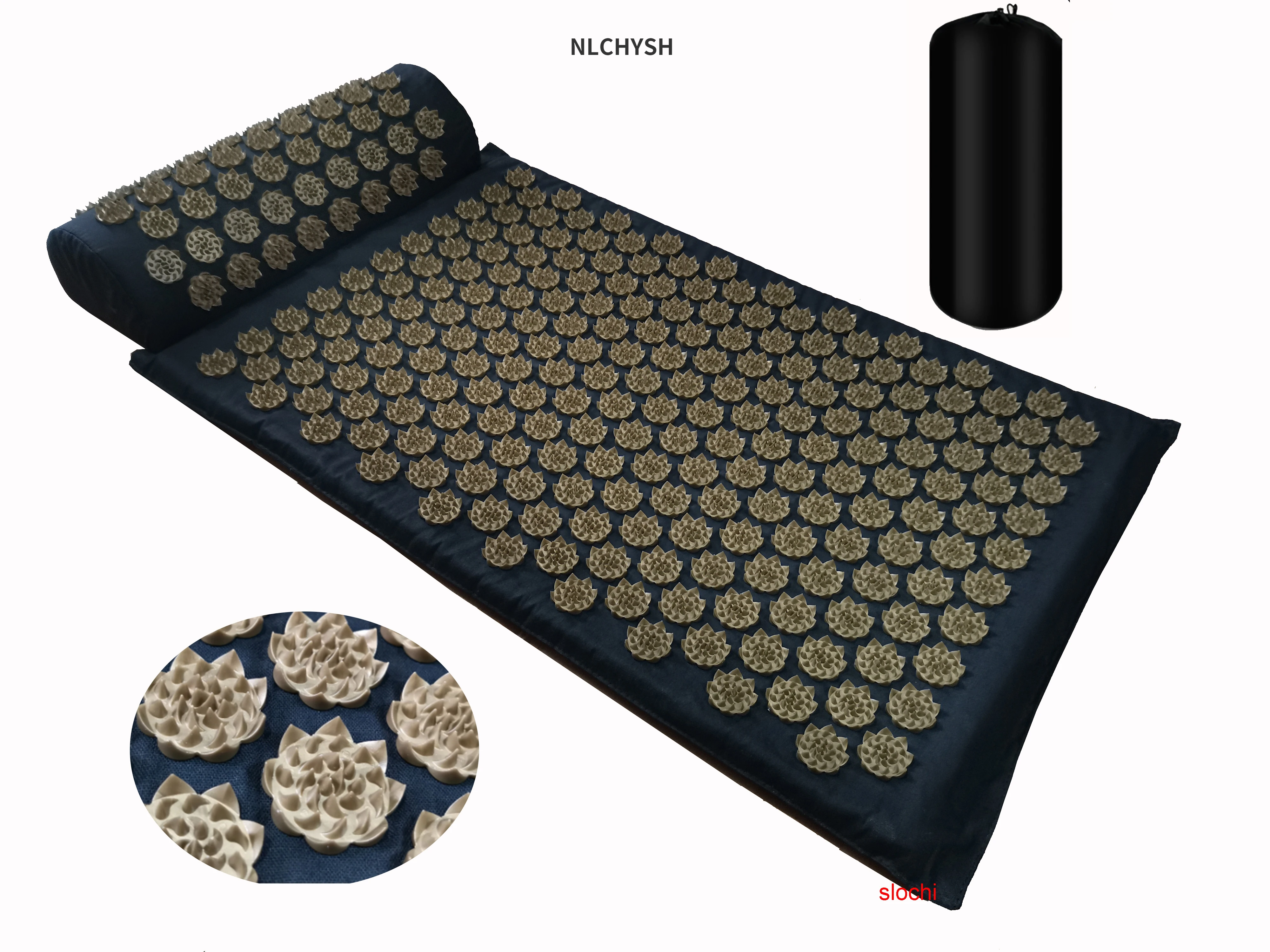 

Massager Cushion Shakti Mat Massage Yoga Mat Acupressure Relieve Stress Back Body Pain Spike Mat Acupuncture Massage Mat